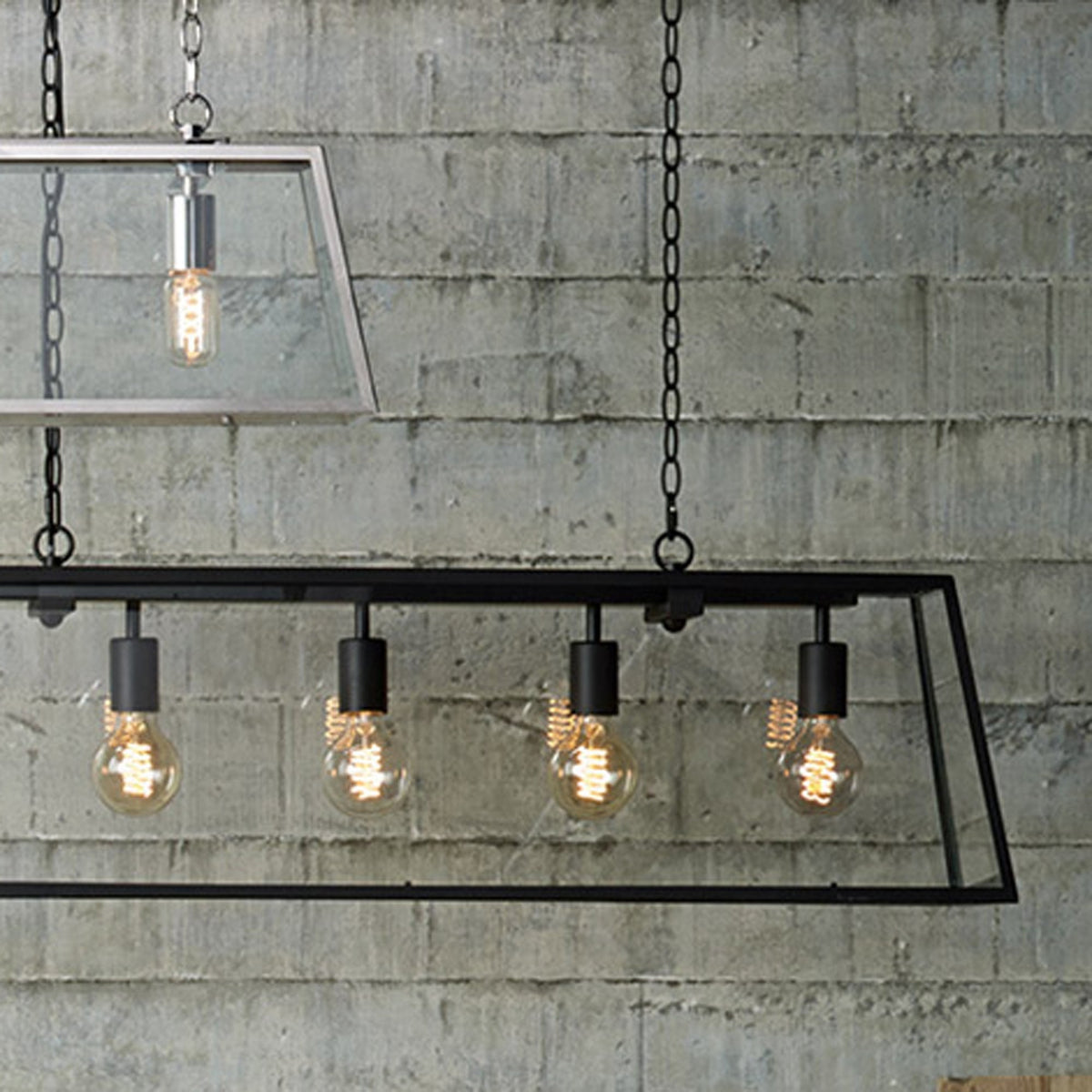 Replacement End Panel Glass For Dar Academy 5 Light Pendant