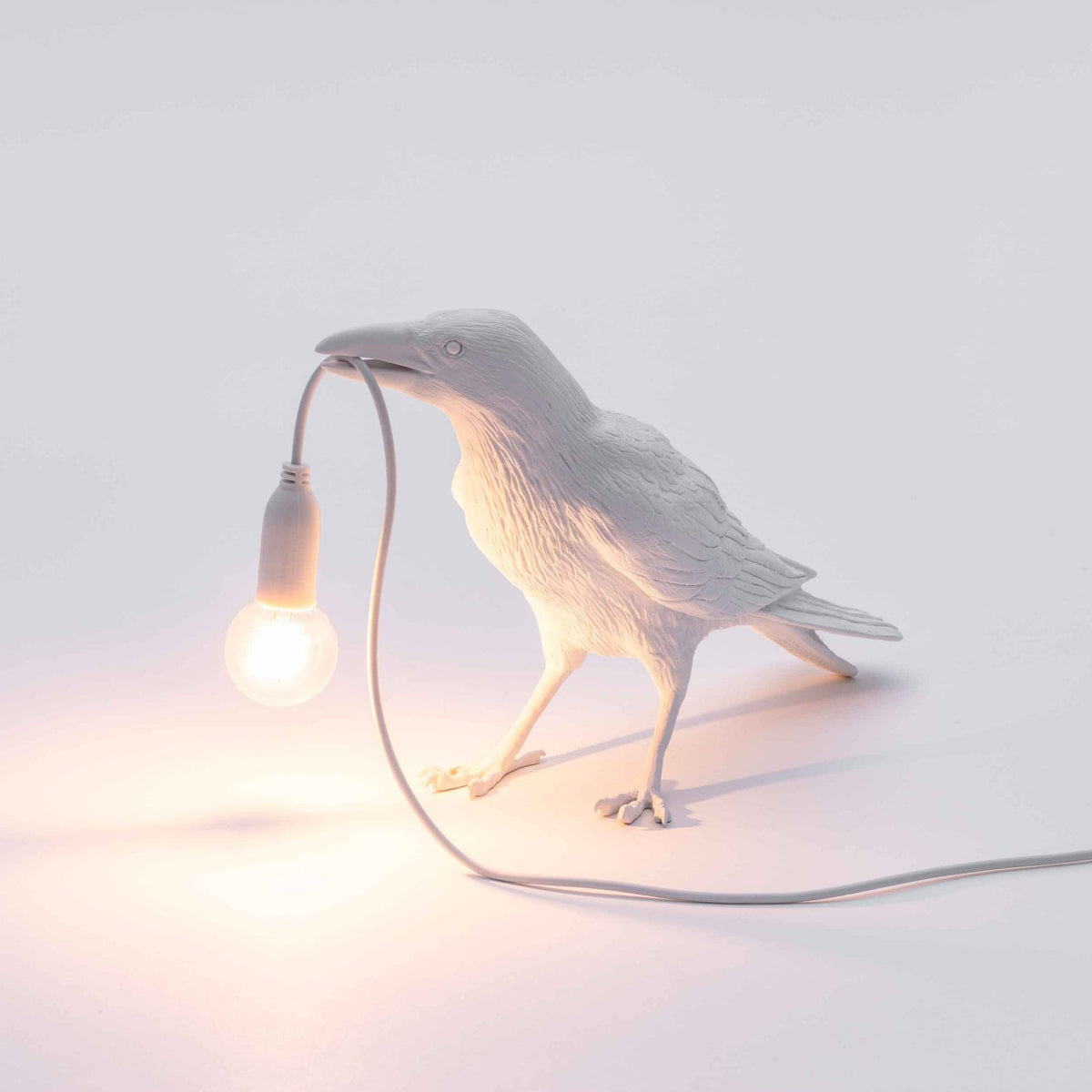 Bird Lamp Waiting Edition in White