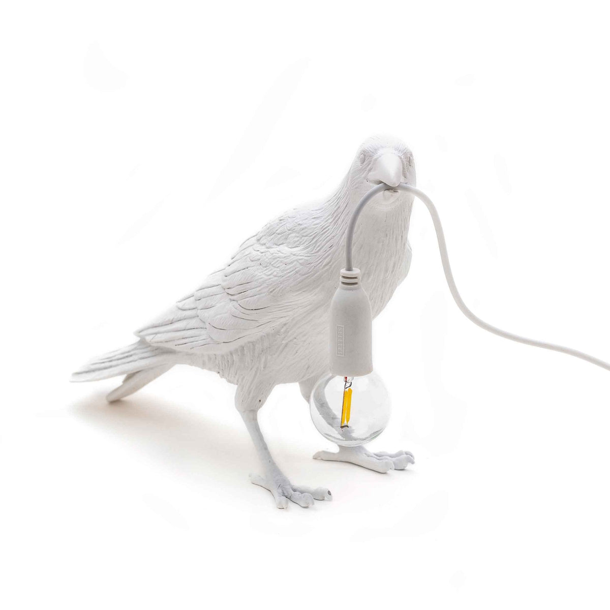 Bird Lamp Waiting Edition in White