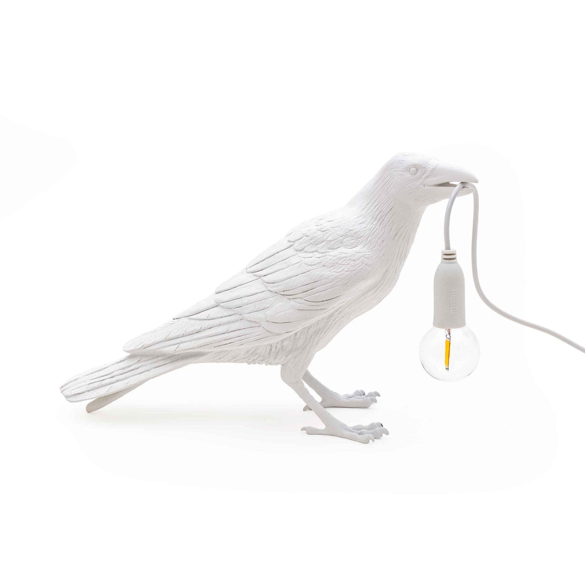 Bird Lamp Waiting Edition in White