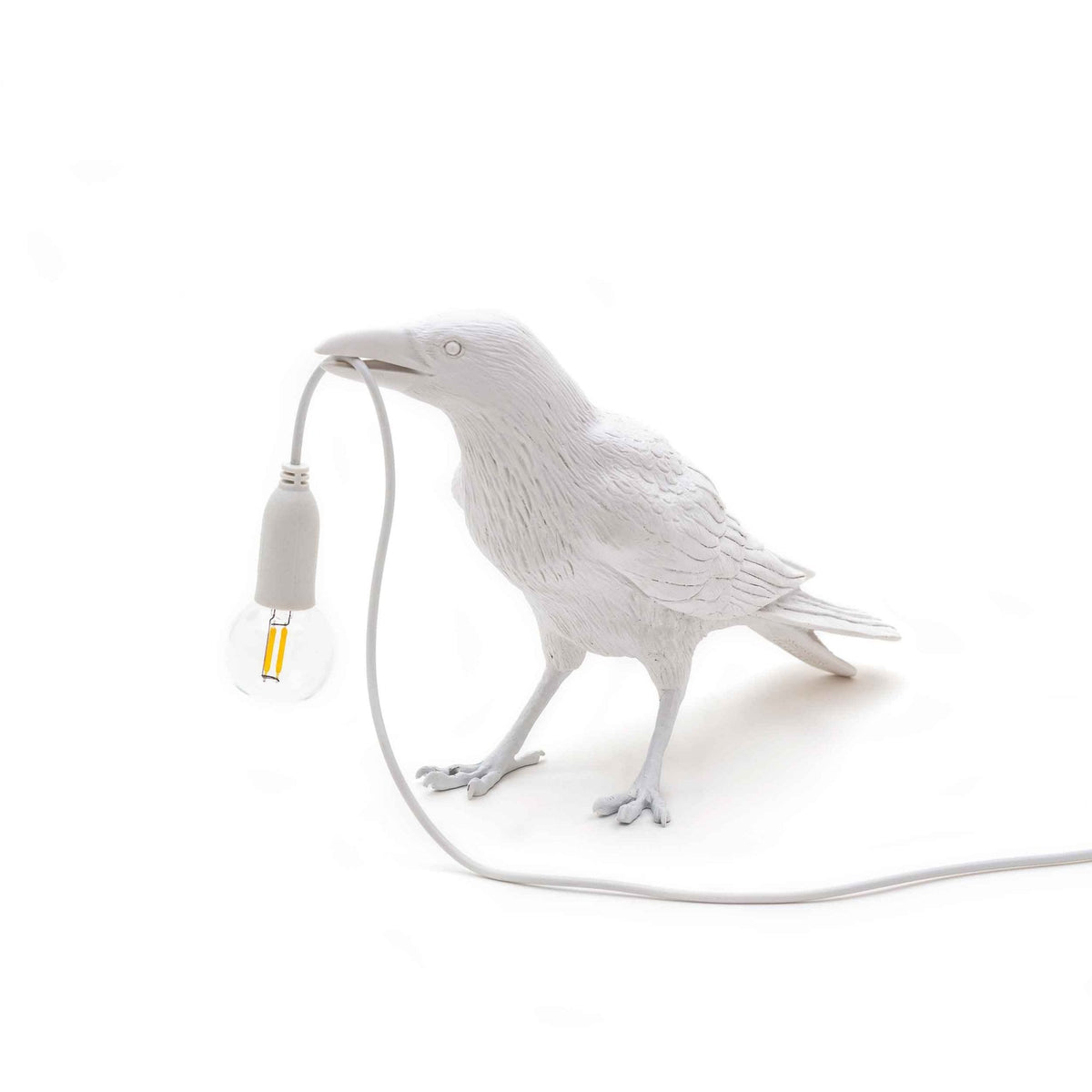Bird Lamp Waiting Edition in White