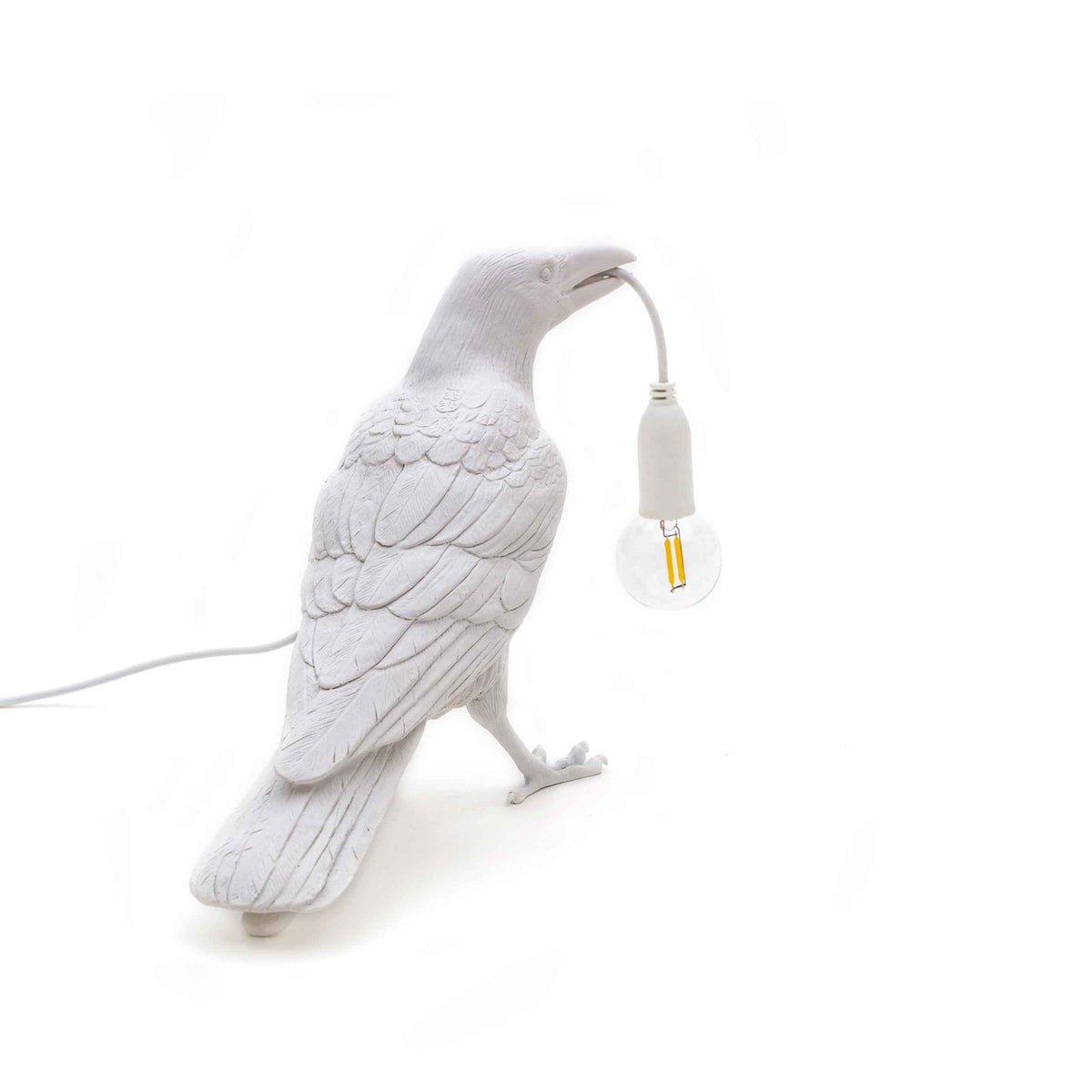 Bird Lamp Waiting Edition in White