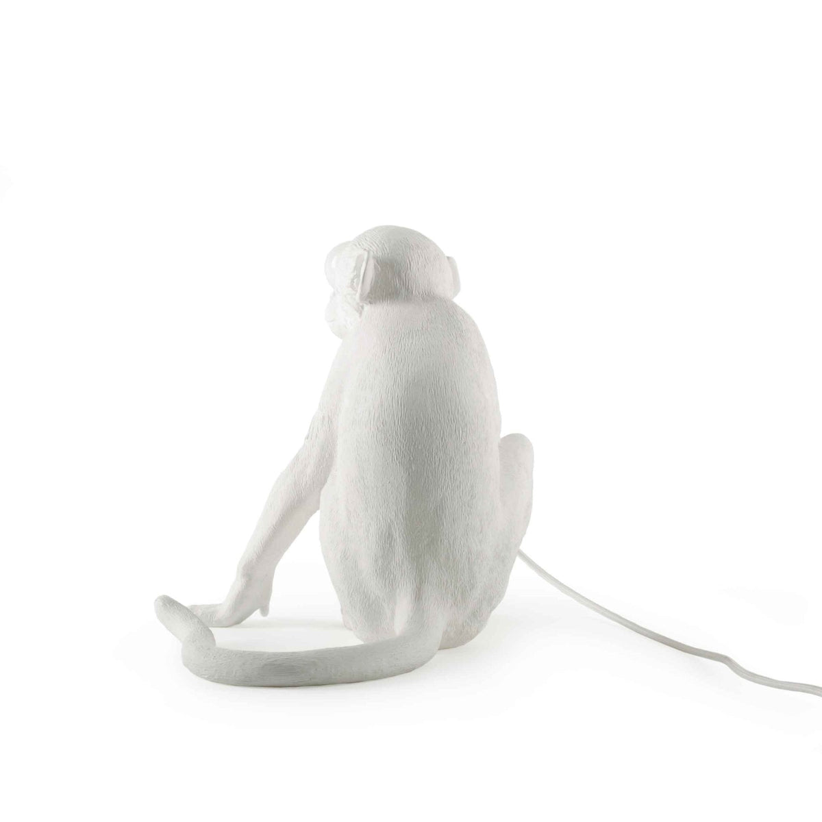 Monkey Indoor Lamp Sitting Edition in White