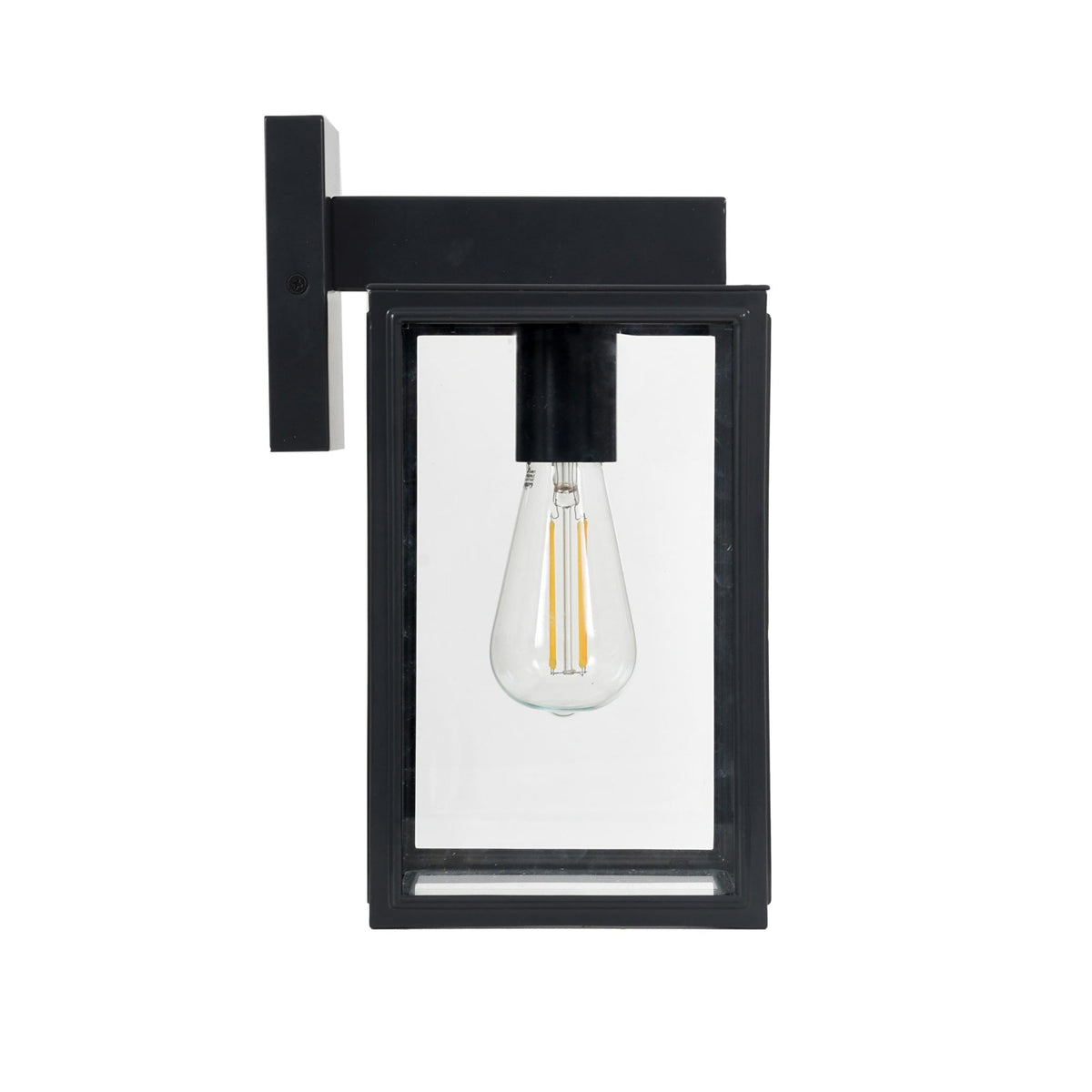 Belgrave IP44 Carriage Outdoor Wall Light in Carbon