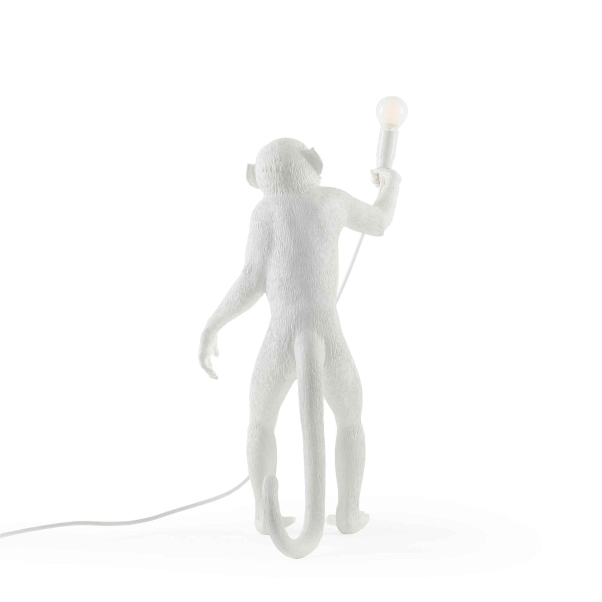 Monkey Lamp Indoor Standing Edition in White