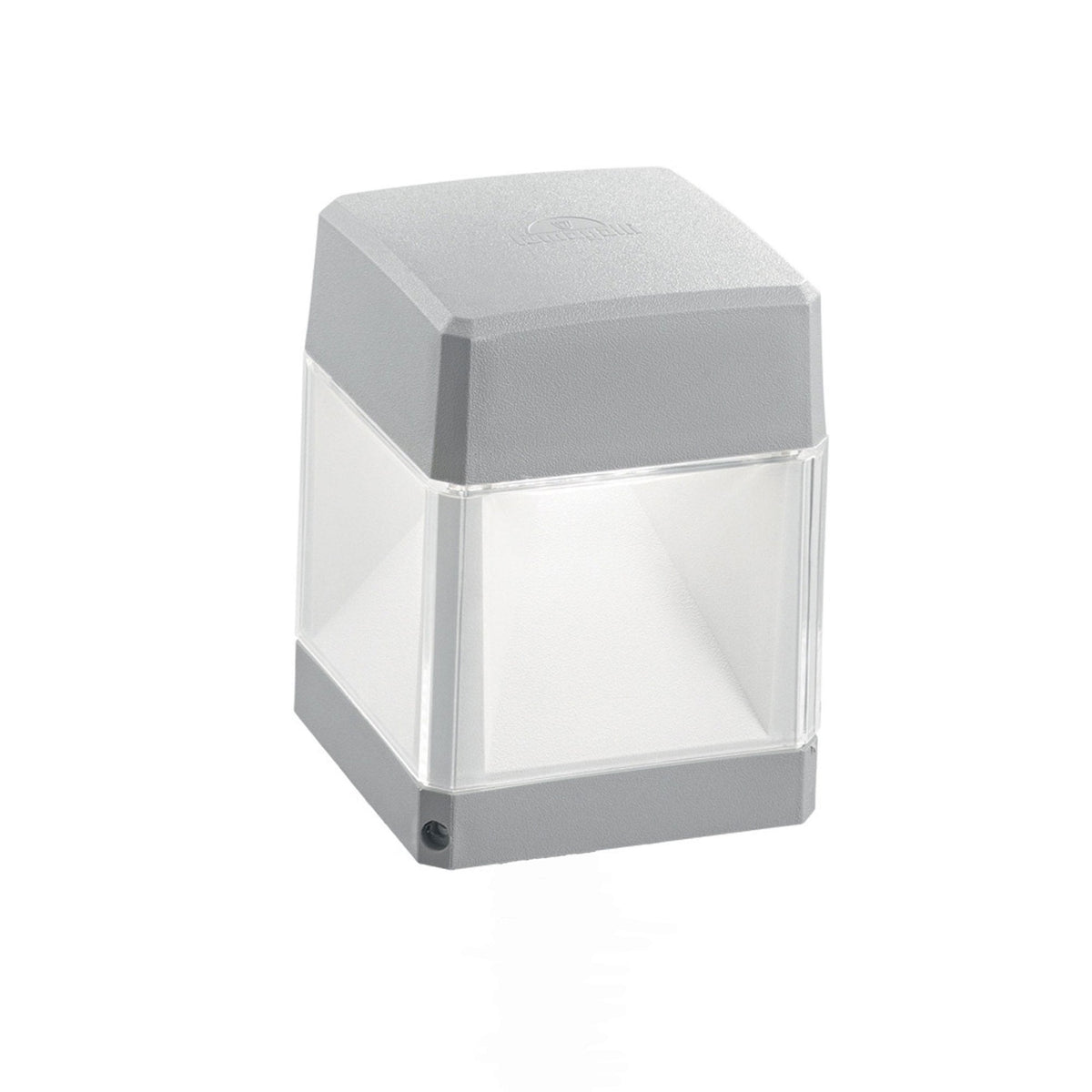 Elisa-WL Coastal 10w LED Wall Cube Light in Grey