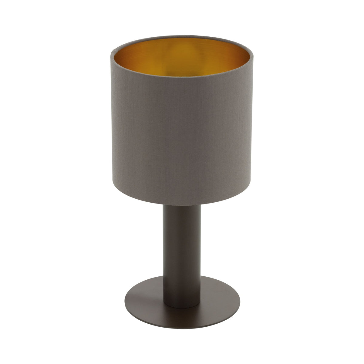 Concessa 1 Cappuccino and Gold Fabric Table Lamp