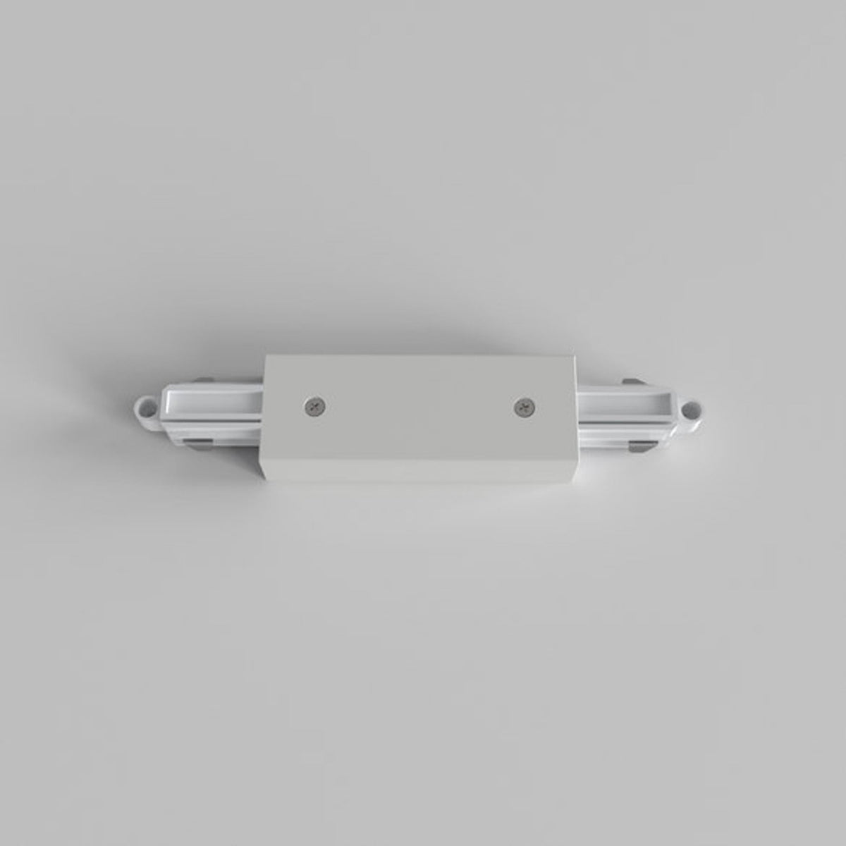 Track Lighting Central Live Connector in Matt White