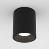 Kos Round 140 LED Surface Mounted Downlight IP65 in Textured Black