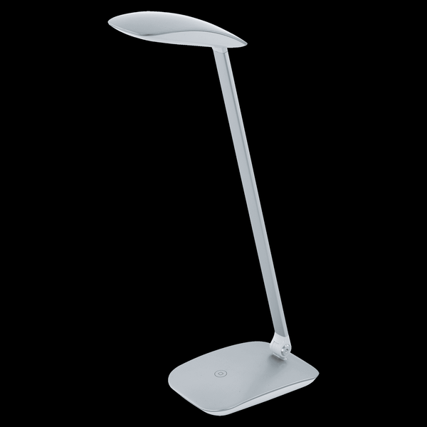 Cajero Touch Dimmable LED Silver Finish Desk Lamp