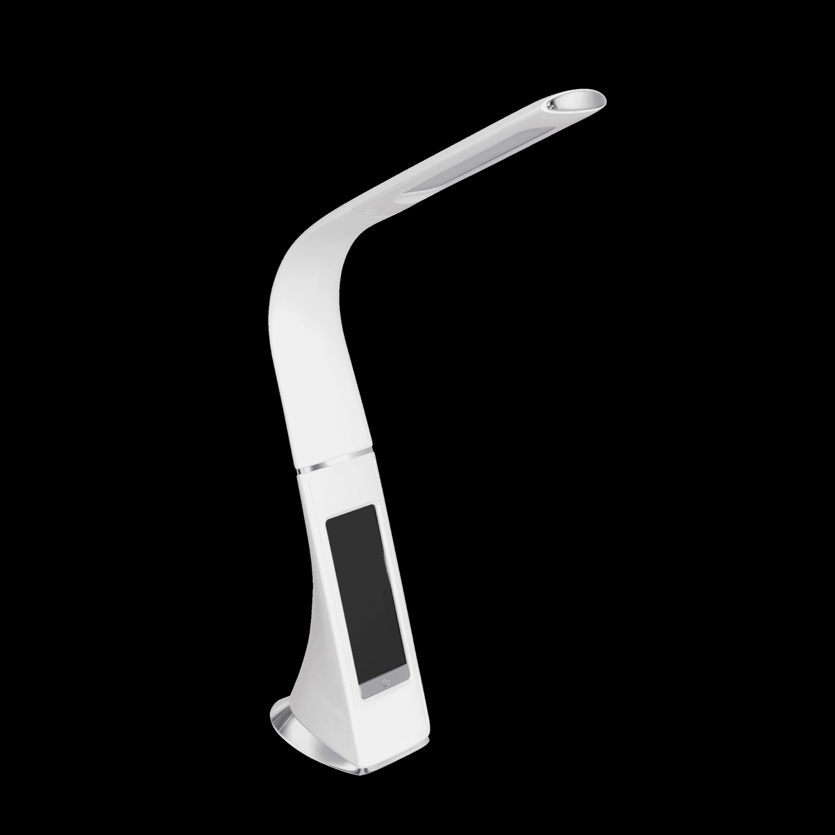 Cognoli Touch Dimmable LED White Clock Desk Lamp