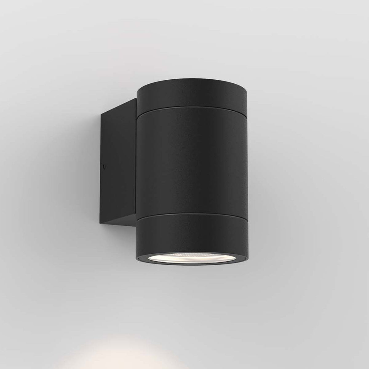Dartmouth Single GU10 IP54 Exterior Wall Light in Black