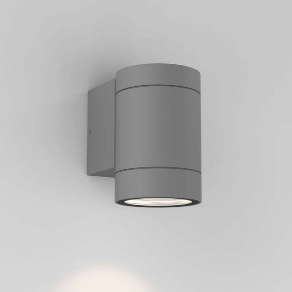 Dartmouth Single GU10 IP54 Exterior Wall Light in Grey