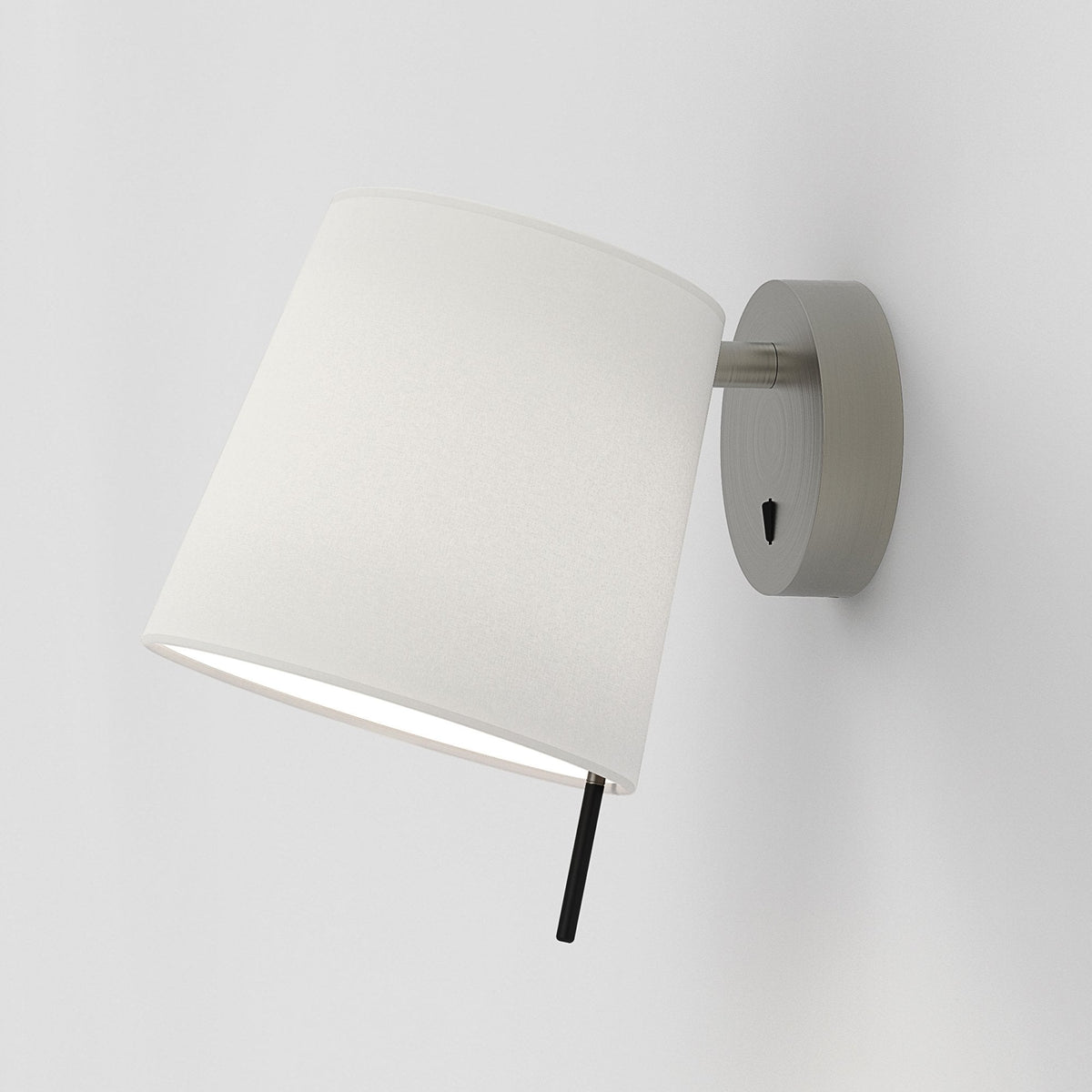 Mitsu Adjustable Switched Wall Light in Matt Nickel