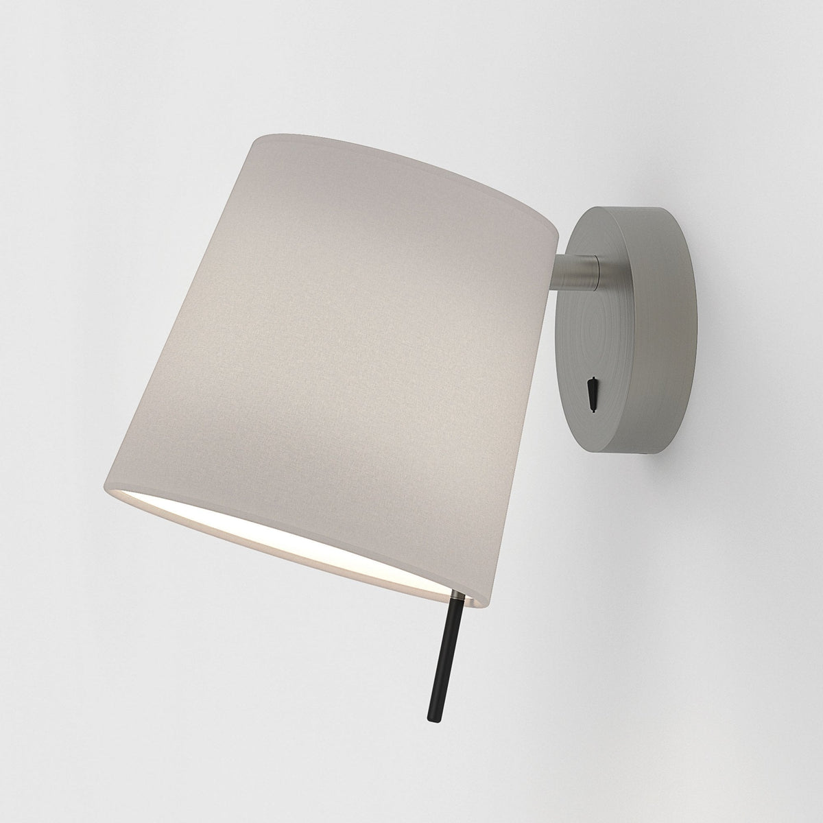 Mitsu Adjustable Switched Wall Light in Matt Nickel