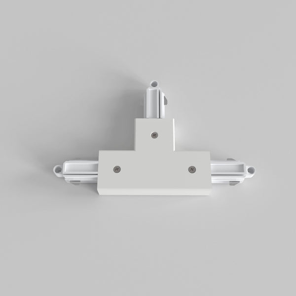Track Lighting T Connector Right Nearside Earth in White