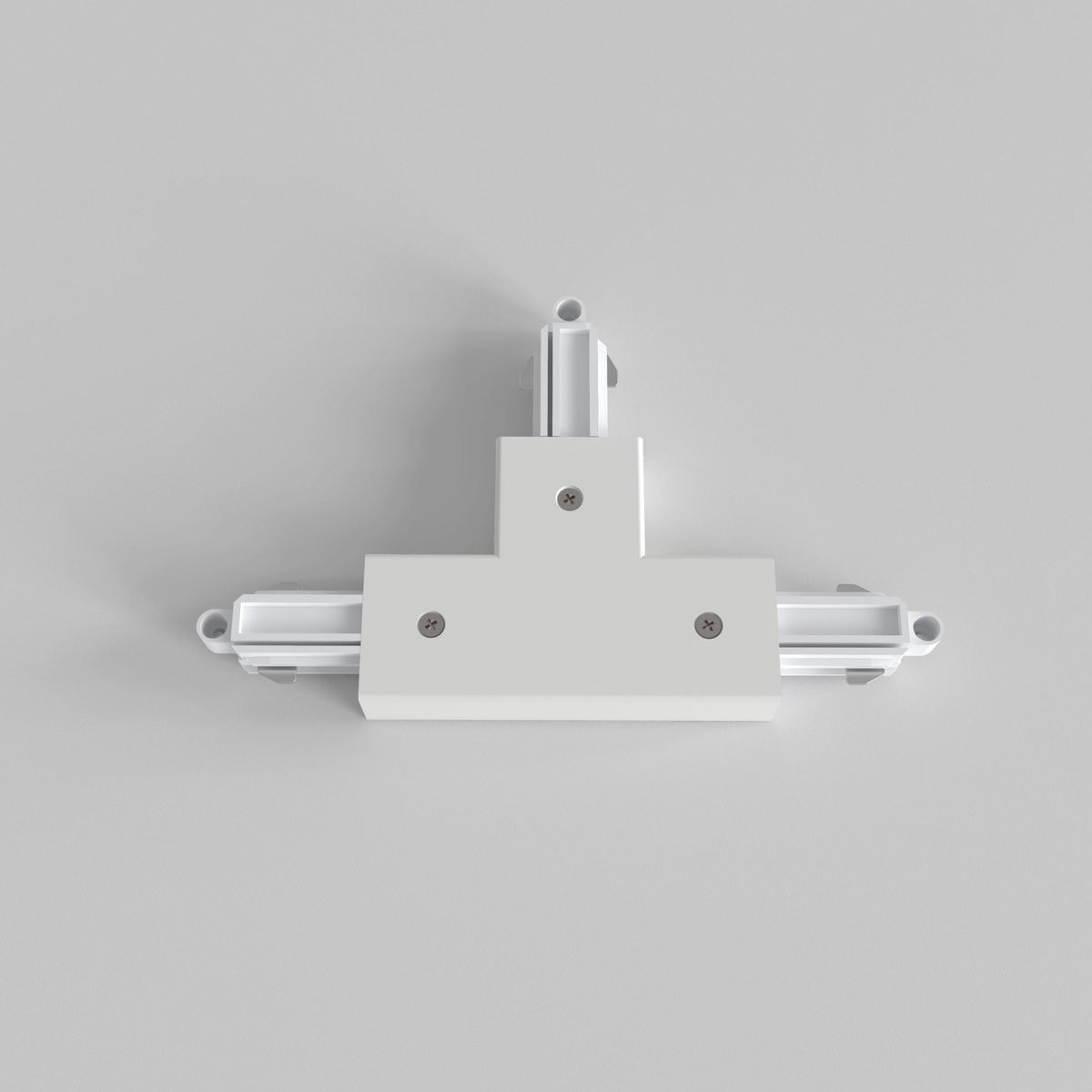 Track Lighting T Connector Right Farside Earth in White