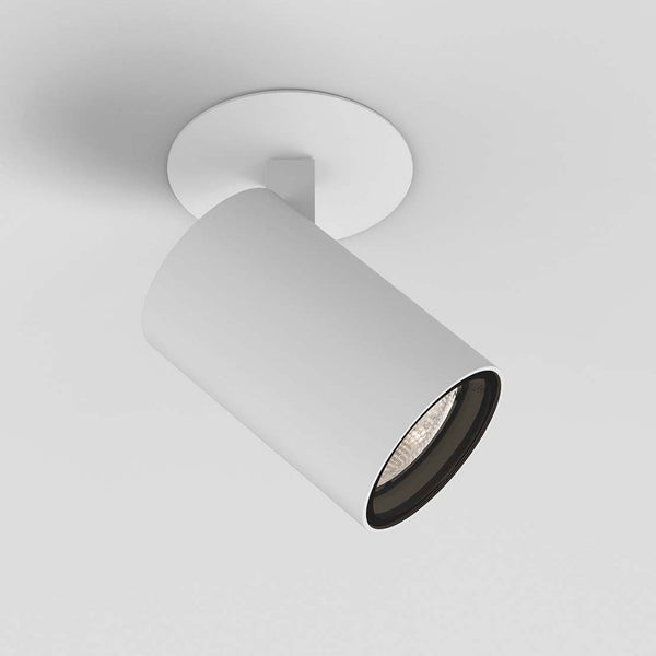 Aqua Recessed GU10 IP44 Adjustable Bathroom Spotlight in White