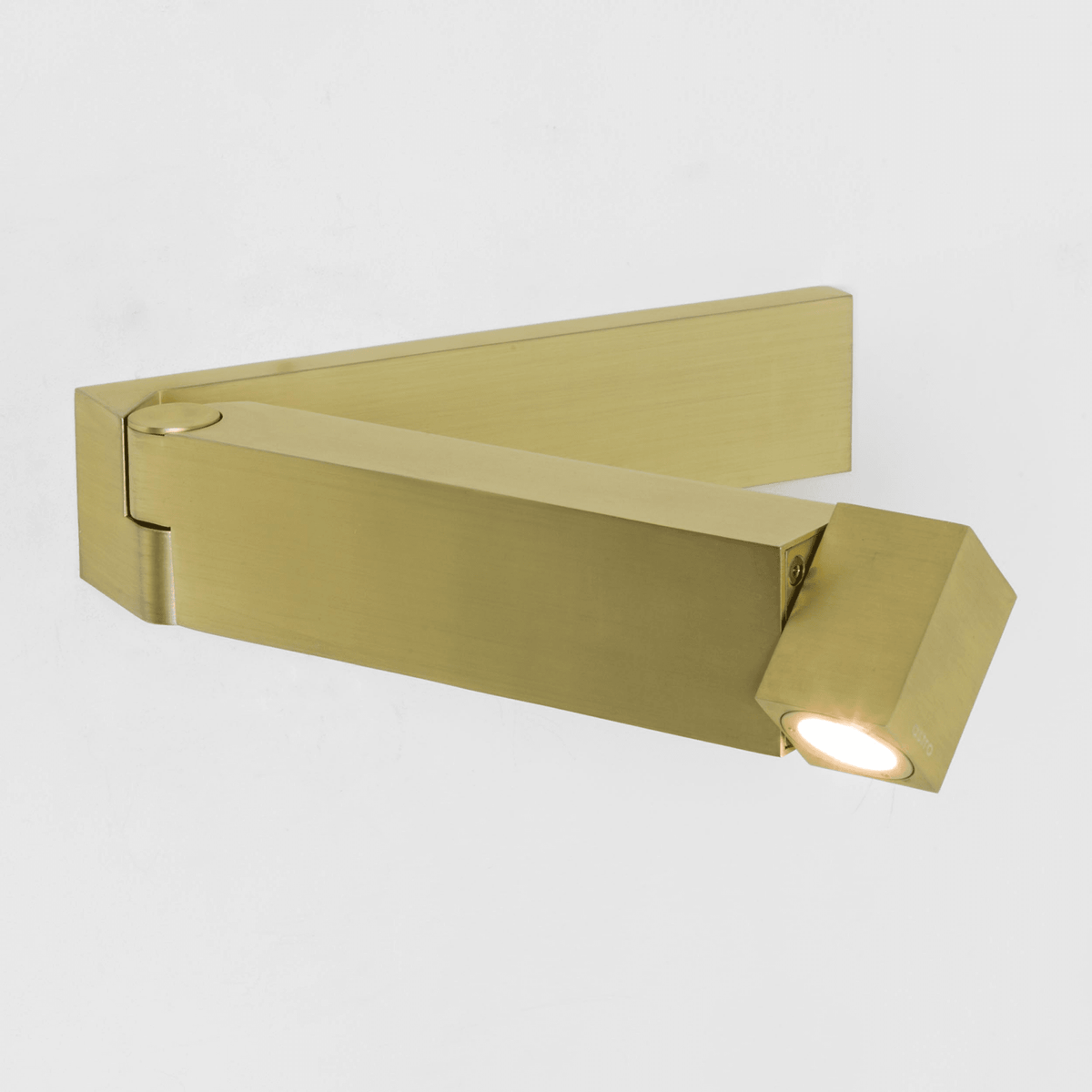 Tosca Switched LED Reading Wall Light in Matt Gold