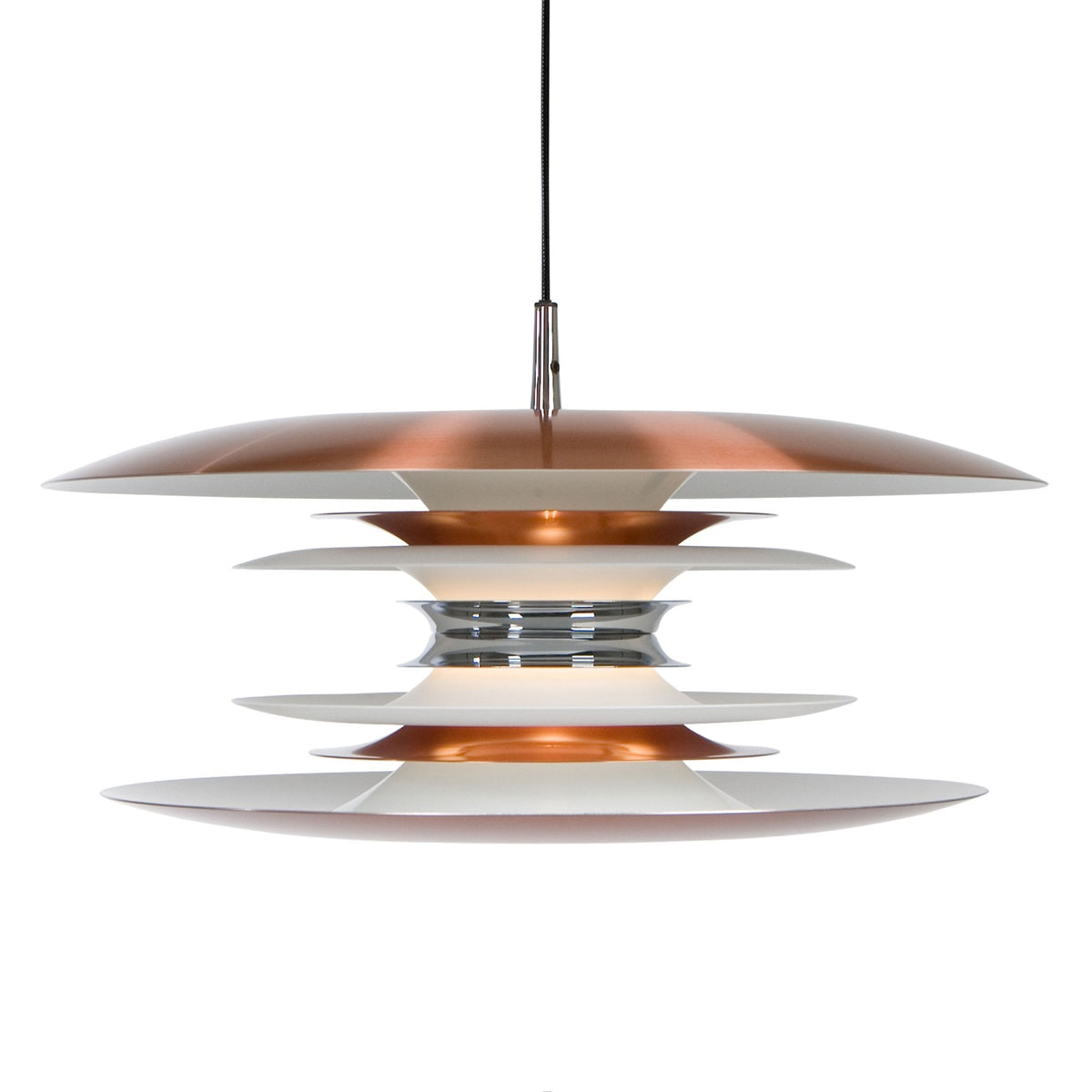 Diablo 500 Single Metal Pendant in Copper