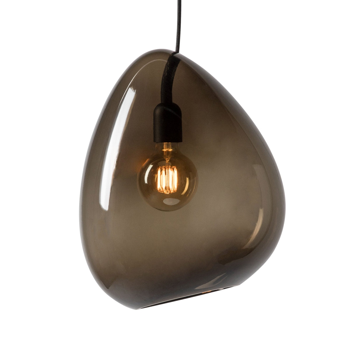 Ocean Pendant in Smoked Glass