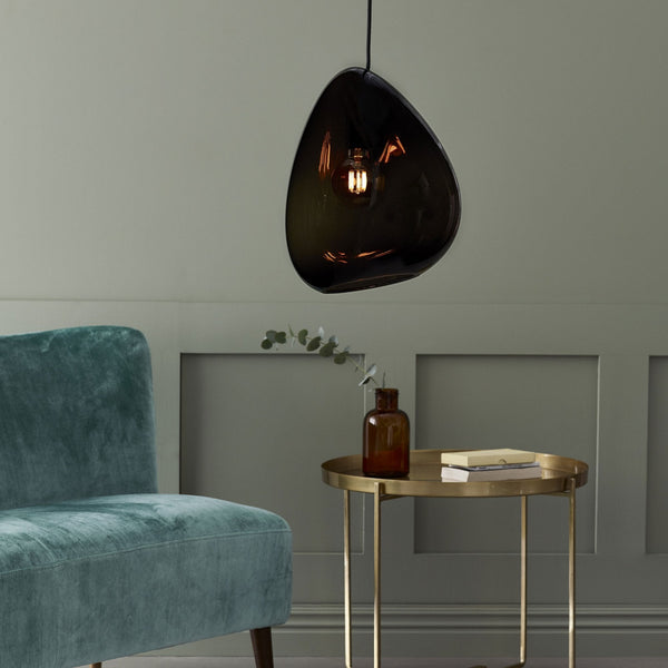 Ocean Pendant in Smoked Glass