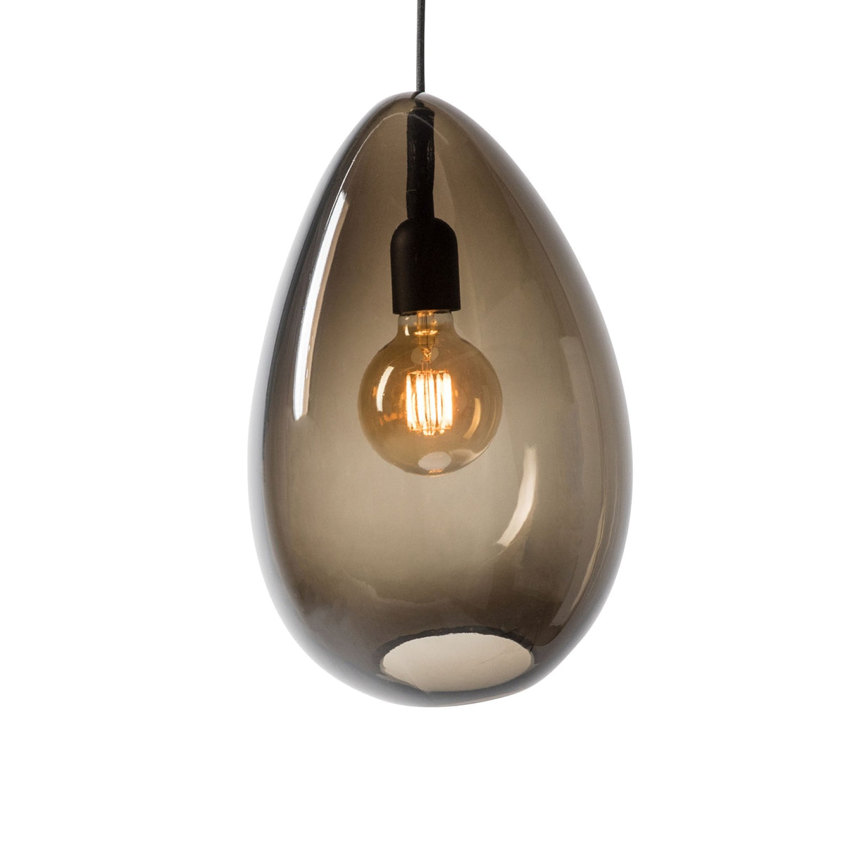 Ocean Pendant in Smoked Glass