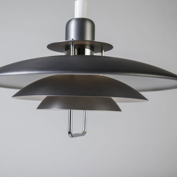 Primus II 430mm Rise and Fall Pendant Light in Matt Grey Oxide