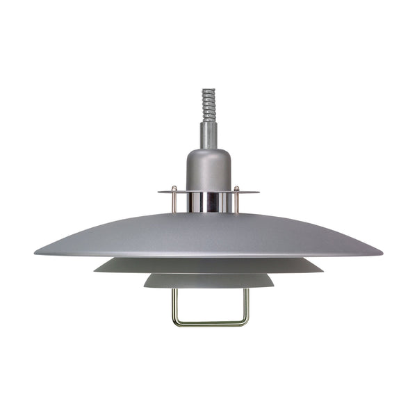 Primus II 430mm Rise and Fall Pendant Light in Matt Grey