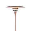 Diablo Metal Floor Light in Copper