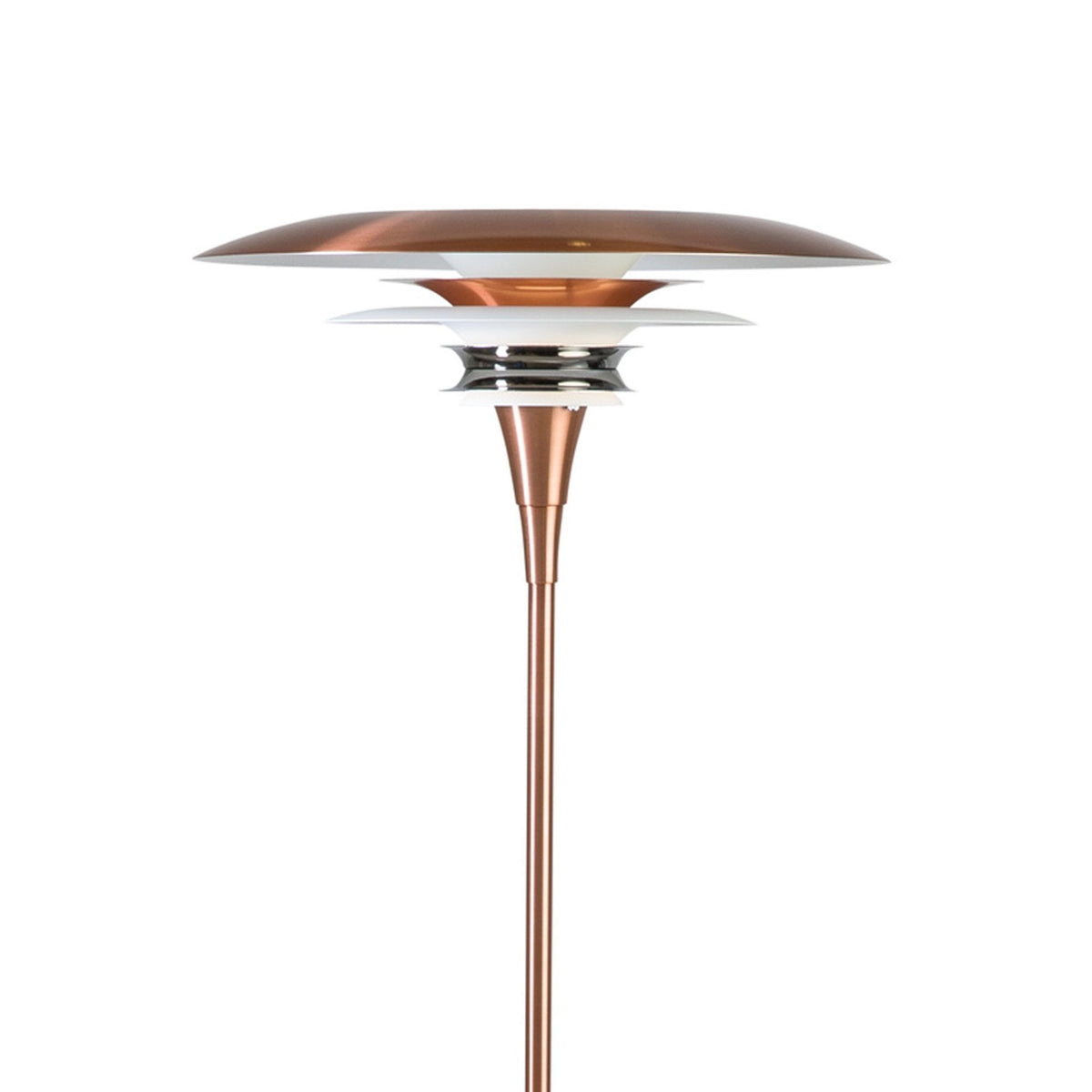 Diablo Metal Floor Light in Copper