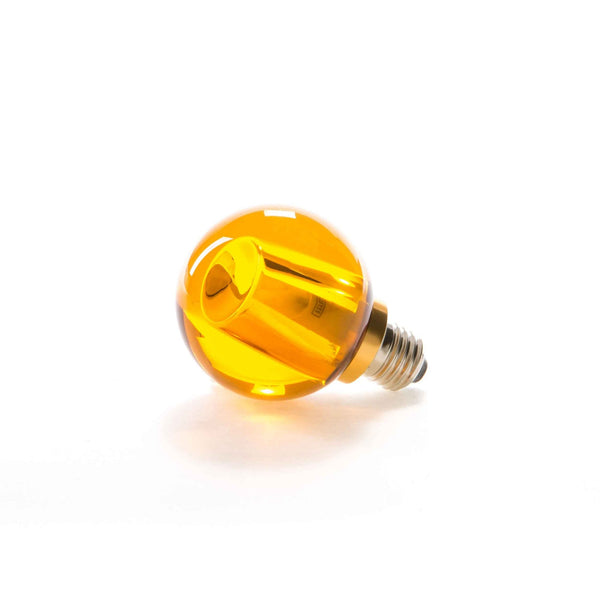 E27 Amber Crystaled Warm White LED 2W 3000K 120lm