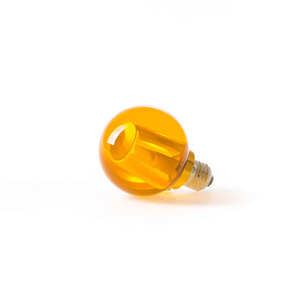 E27 Amber Crystaled Warm White LED 2W 3000K 120lm