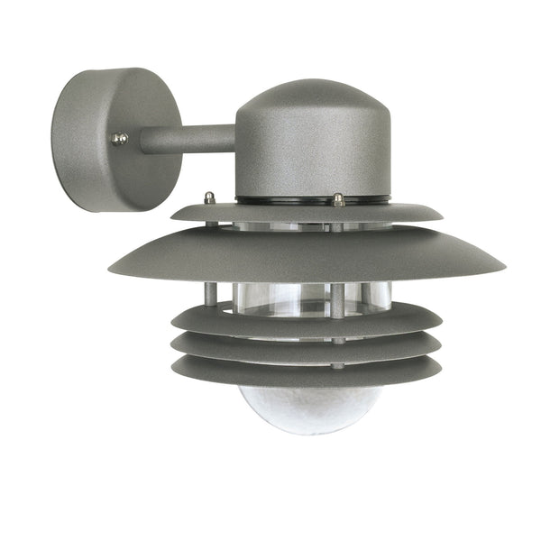 Mira IP23 E27 Wall Light in Graphite