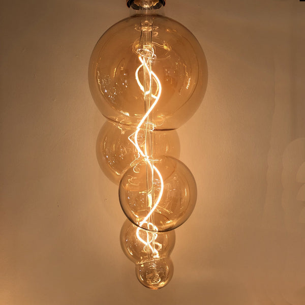 E27 XXL Gold Alicante Dimmable Extra Warm White LED 4W 2100K 130lm