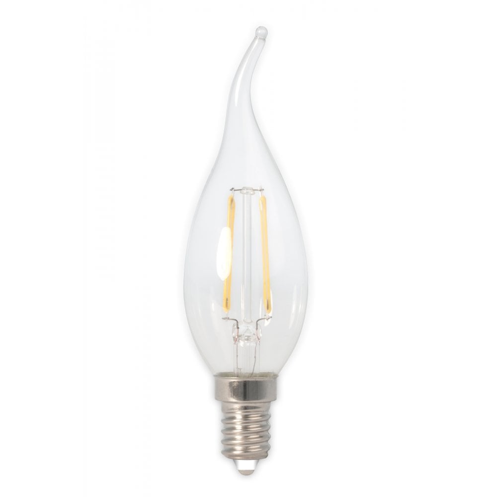 E14 Dimmable Warm White LED Candle Tip 3.5W 2700K 250lm