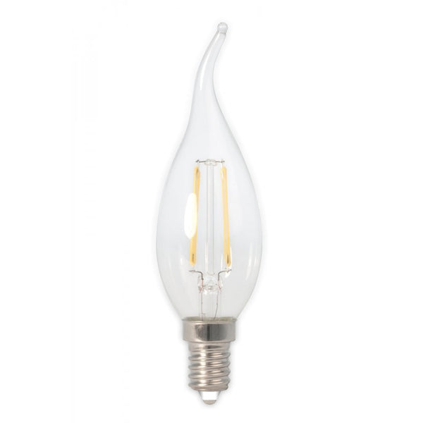 E14 Dimmable Warm White LED Candle Tip 3.5W 2700K 250lm