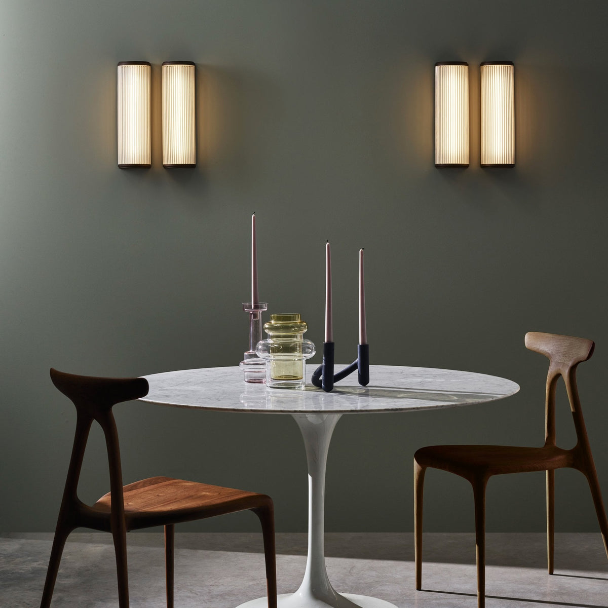 Versailles 400 IP44 Phase Dimmable Wall Light in Matt Gold