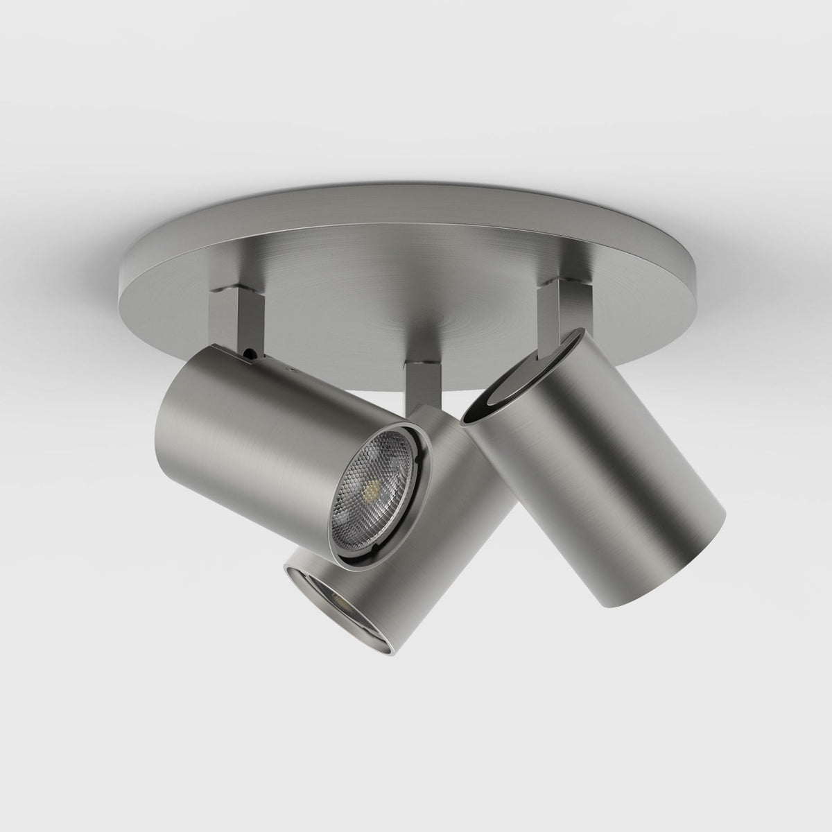 Ascoli Triple Round Spotlight in Matt Nickel