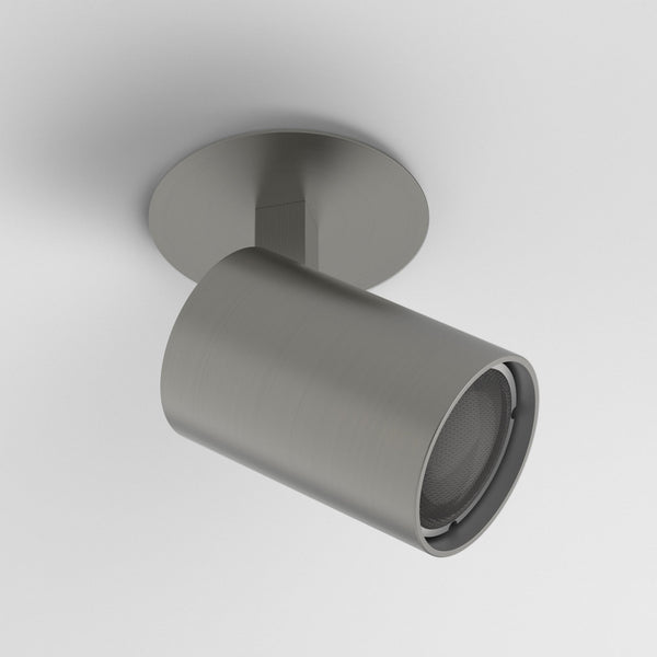 Ascoli Recessed Spotlight in Matt Nickel