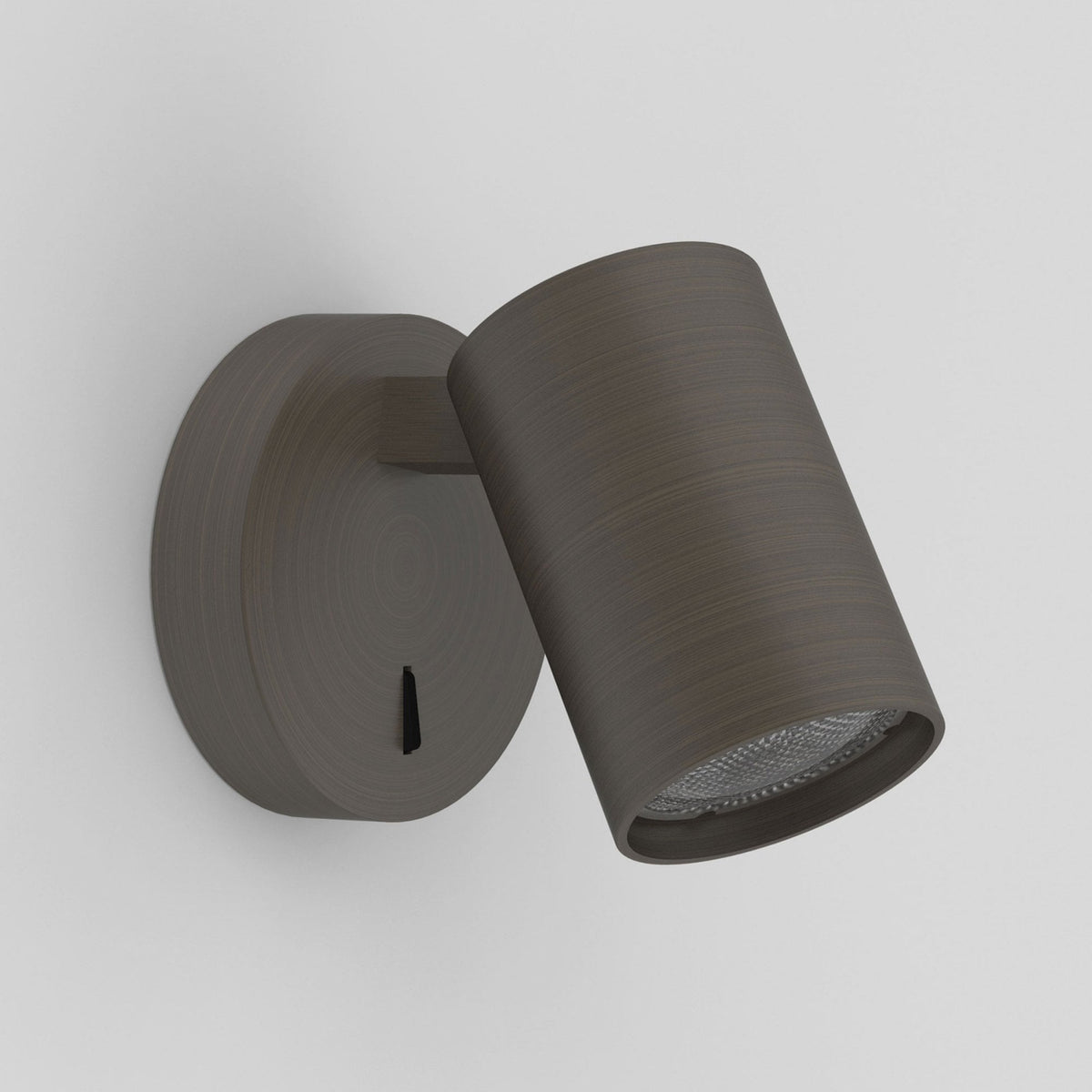 Ascoli Single Switched Spotlight in Bronze