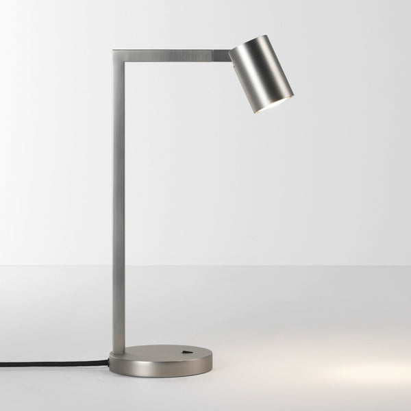 Ascoli Switched Desk Lamp in Matt Nickel