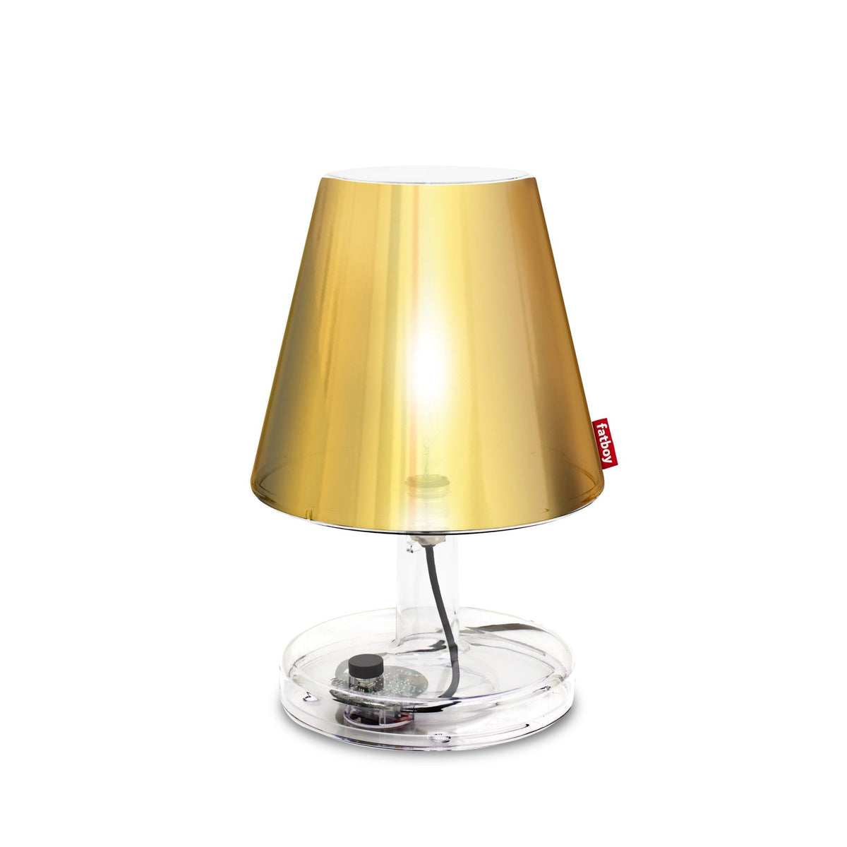 Metallicap Accessory for the Trans-Parent Lamp in Gold