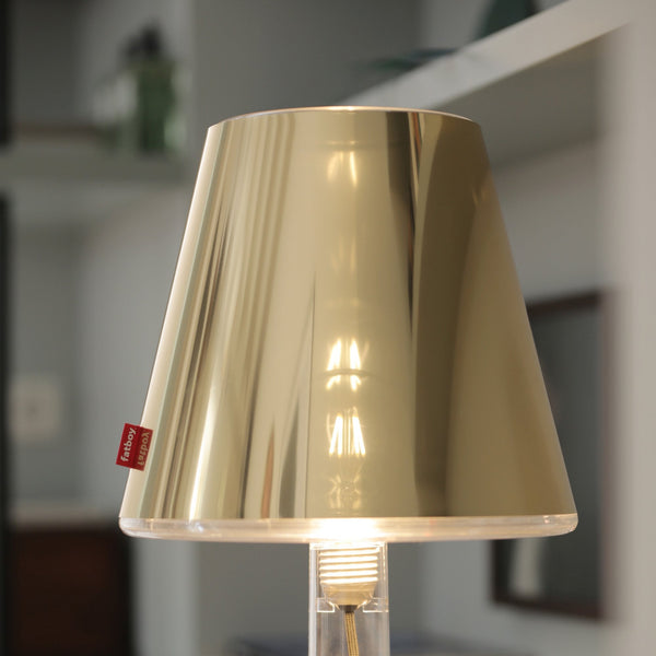 Metallicap Accessory for the Trans-Parent Lamp in Gold