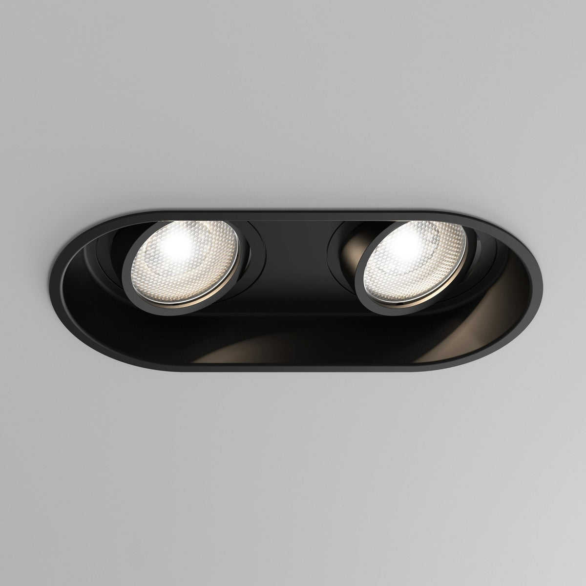 Minima Twin Adjustable Recessed Downlight in Black
