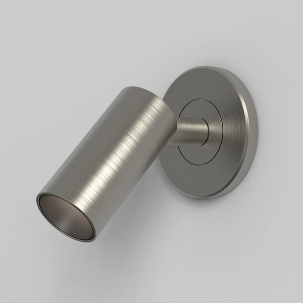 Micro Recess Unswitched LED Reading Light in Matt Nickel