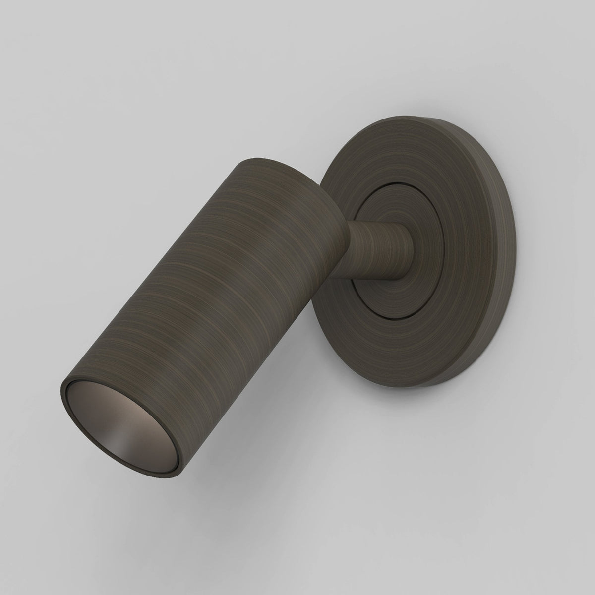 Micro Recess Unswitched LED Reading Light in Bronze