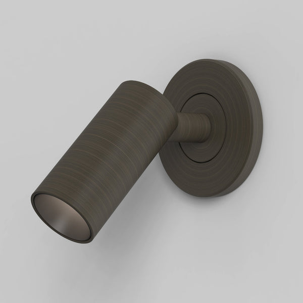 Micro Recess Unswitched LED Reading Light in Bronze