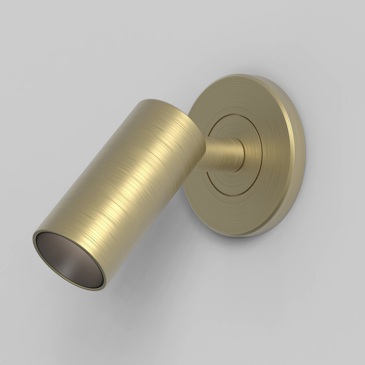 Micro Recess Unswitched LED Reading Light in Matt Gold