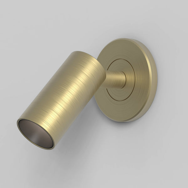 Micro Recess Unswitched LED Reading Light in Matt Gold